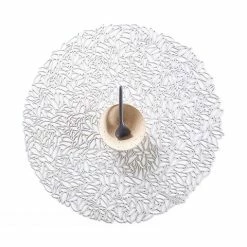 Chilewich - Petal Round Placemat Glacier