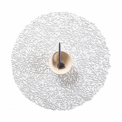 Chilewich - Petal Round Placemat Glacier 1 Chilewich - Petal Round Placemat Glacier