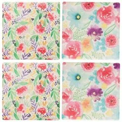 Thirstystone - Peony Rose Coaster Set 4pce