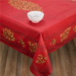 L'Ensoleillade - Clos Des Oliviers Red Tablecloth 250x155cm