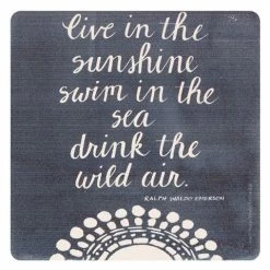 Thirstystone - Emerson Sun Quote Coaster