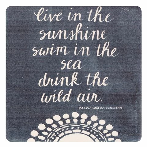 Thirstystone - Emerson Sun Quote Coaster 1 Thirstystone - Emerson Sun Quote Coaster