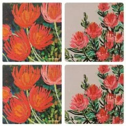 Thirstystone - Protea Anna Z Coaster Set 4pce