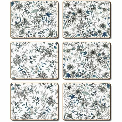 Cinnamon - Umbria Blue Placemat Set 6pce 1 Cinnamon - Umbria Blue Placemat Set 6pce