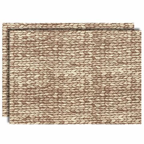 Day Drap - Placemat Set Rafia 2pce 46.5x32.5cm 1 Day Drap - Placemat Set Rafia 2pce 46.5x32.5cm