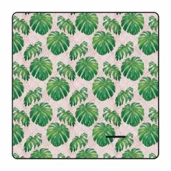 A.Trends - Picnic Rug Spotty Monstera Pink