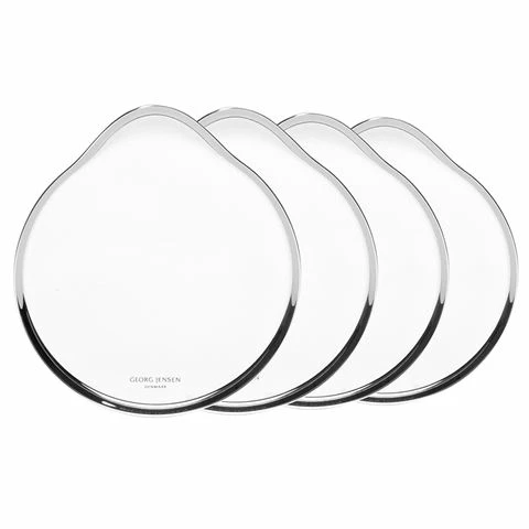Georg Jensen - Wine & Bar Coaster Set 4pce 1 Georg Jensen - Wine & Bar Coaster Set 4pce