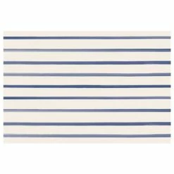 Hester & Cook - Placemats Stripes Navy Set 24pce