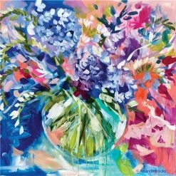 Lilli Rock - Freesia & Hydrangea Coaster