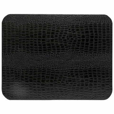 Costa Nova - Club Black Rectangular Placemat 1 Costa Nova - Club Black Rectangular Placemat