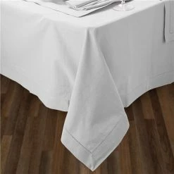 Rans - Hemstitch Tablecloth White 150x230cm