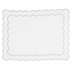 Serenk - Wave Picot Placemat Silver