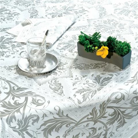 Beauville - Topkapi Tablecloth Titanium 170x320cm 1 Beauville - Topkapi Tablecloth Titanium 170x320cm