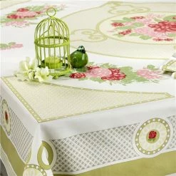 Beauville - Valencay Tablecloth Anis 170x270cm