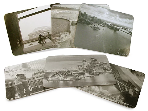 Cinnamon - Sydney Icons Placemat Set 6pce 1 Cinnamon - Sydney Icons Placemat Set 6pce